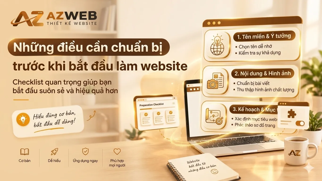 Khach hang chuan bi tai lieu truoc khi lam website