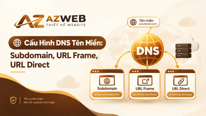 Cau Hinh DNS Ten Mien Subdomain URL Frame URL Direct